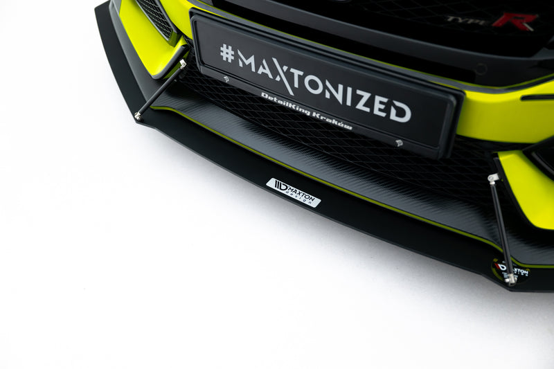 Maxton Design Front Sport Diffusor V.1 Honda Civic Type-R Mk10 / Mk10 Facelift