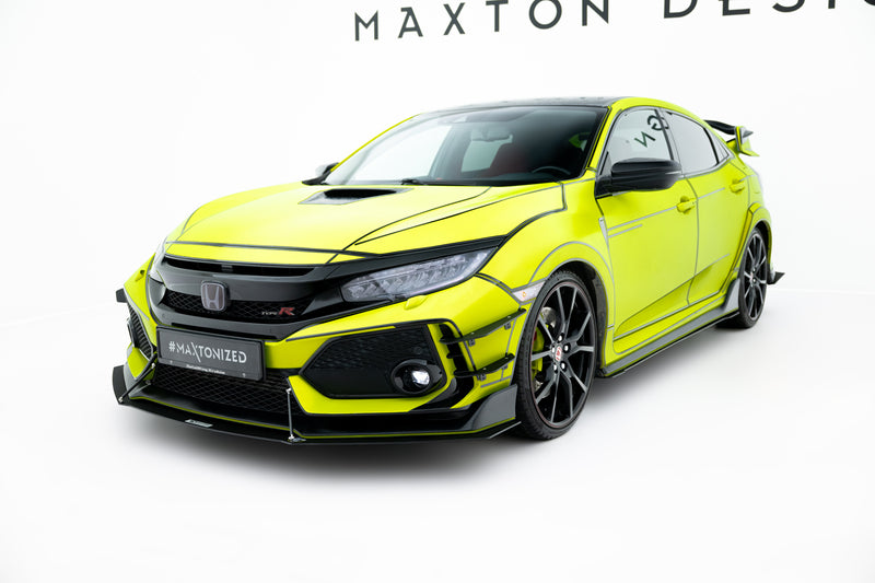 Maxton Design Front Sport Diffusor V.1 Honda Civic Type-R Mk10 / Mk10 Facelift