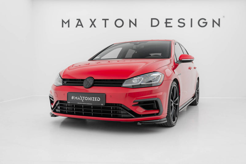 Maxton Design Front Diffusor Volkswagen Golf R / R-Line Mk7 Facelift