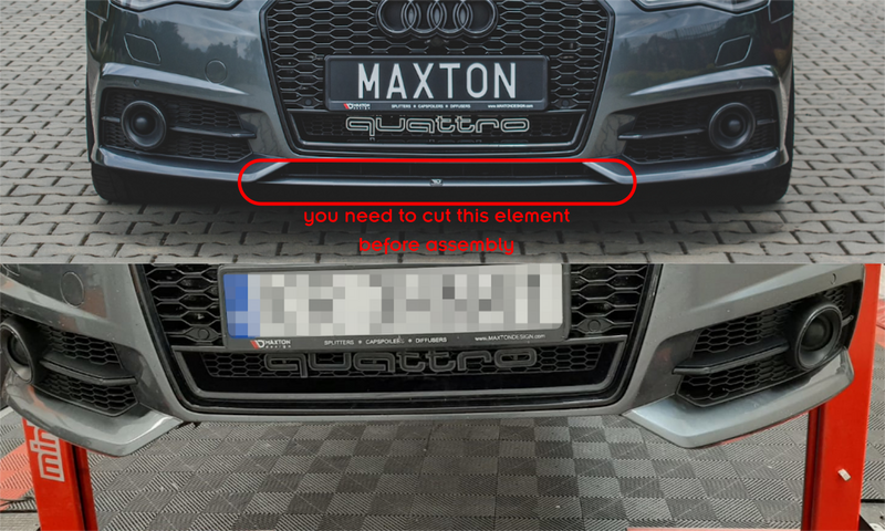 Maxton Design Front Diffusor Audi A6 / A6 C7 S-line/ S6 C7 Facelift