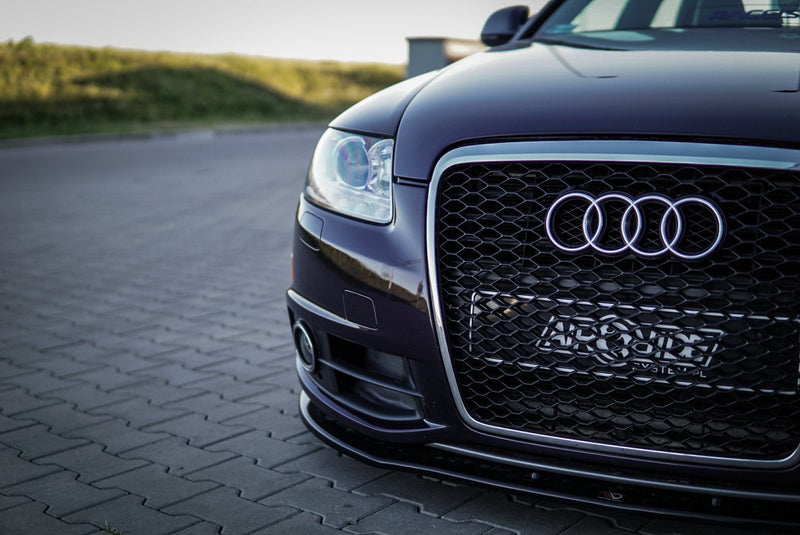 Maxton Design Front Diffuser Audi A6 S-Line C6 FL