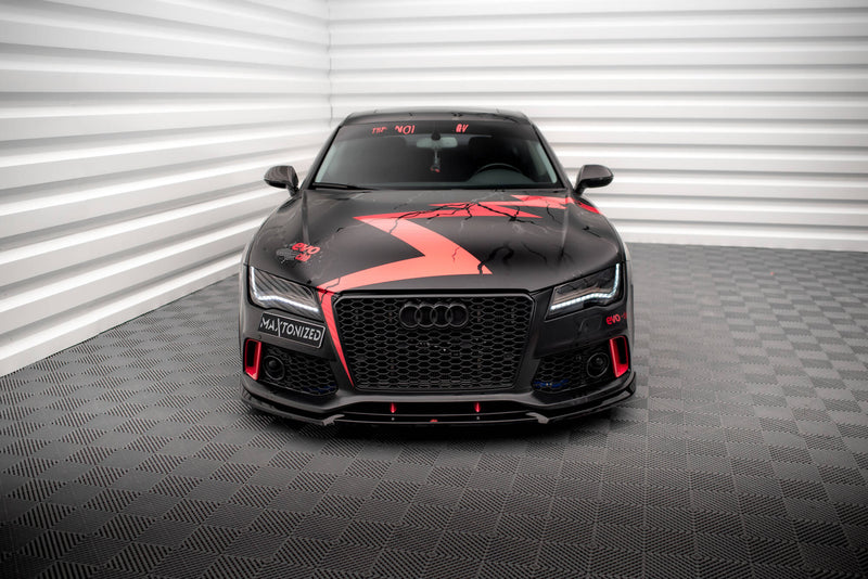 Maxton Design Front Diffuser Audi A7 RS7 Look C7