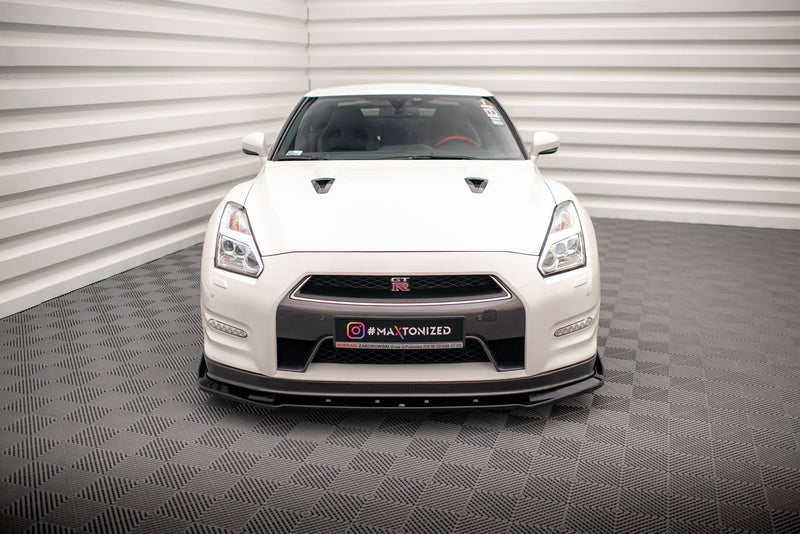 Maxton Design Front Diffusor + Flaps Nissan GTR R35 Facelift