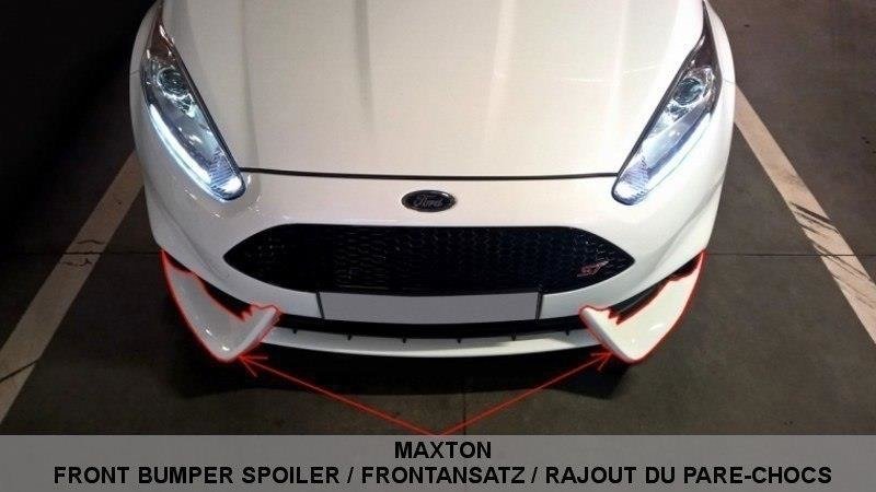 Maxton Design Front Diffuser Ford Fiesta ST Mk7 FL (with Maxton Design bumper)