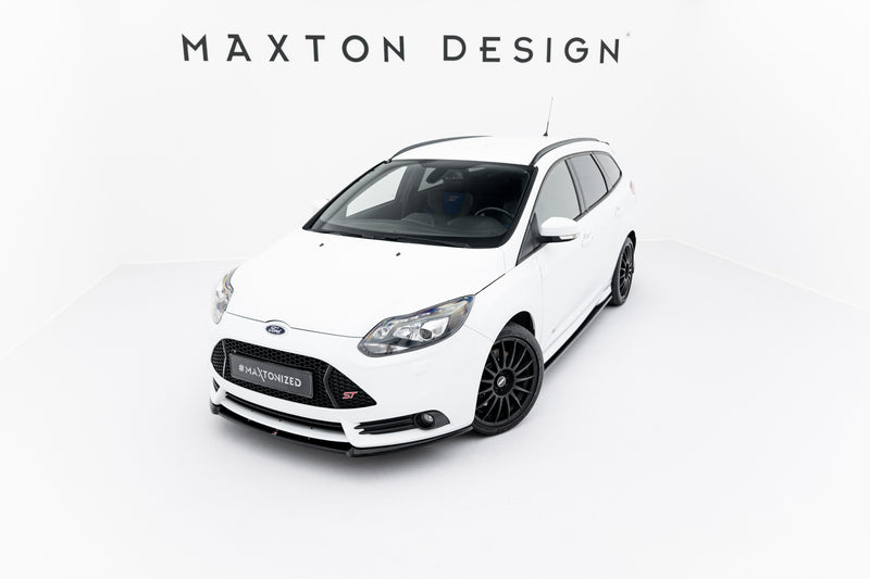 Maxton Design Front Diffuser Ford Focus ST Mk3 (Cupra)