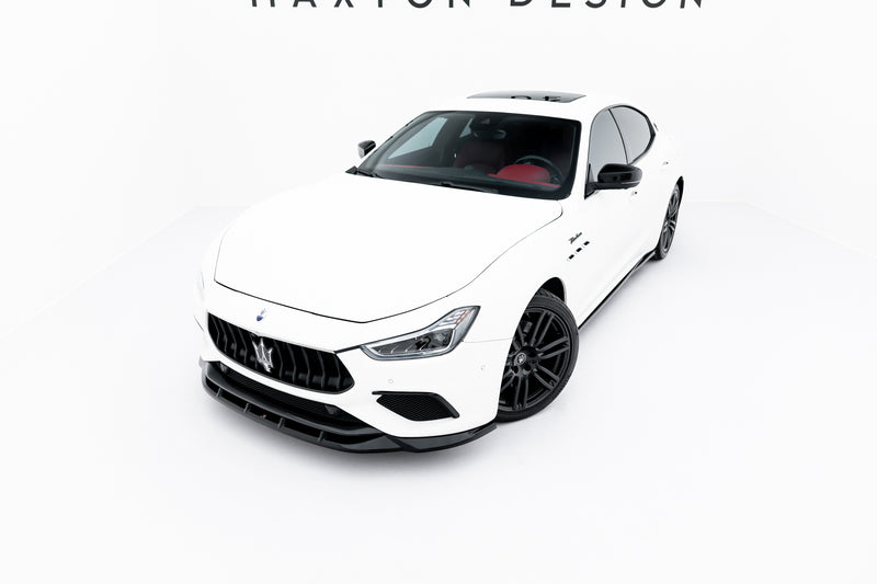 Maxton Design Front Diffusor Maserati Ghibli Modena Mk3 Facelift