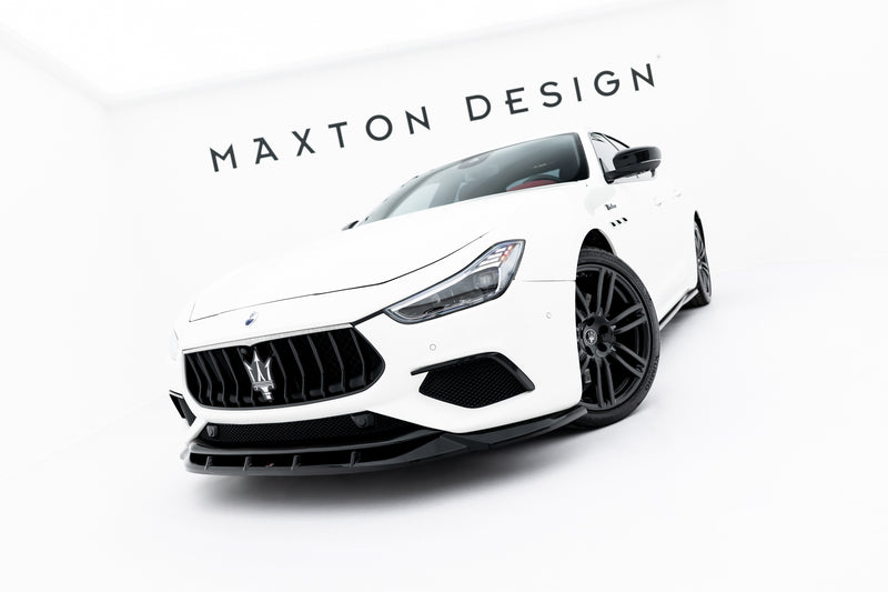Maxton Design Front Diffusor Maserati Ghibli Modena Mk3 Facelift