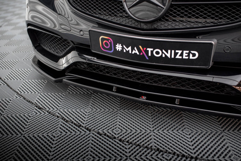 Maxton Design Front Diffuser for Mercedes-Benz E63 AMG Sedan W212 Facelift