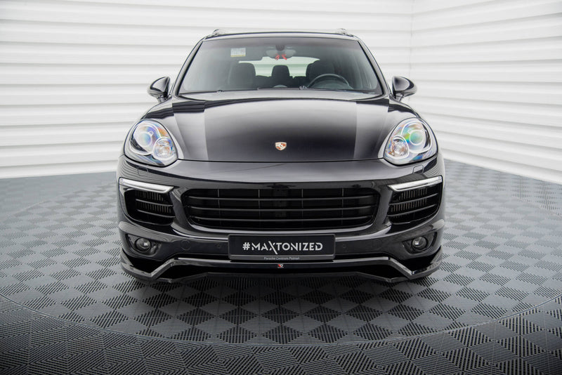 Maxton Design Front Diffusor Porsche Cayenne Mk2 Facelift