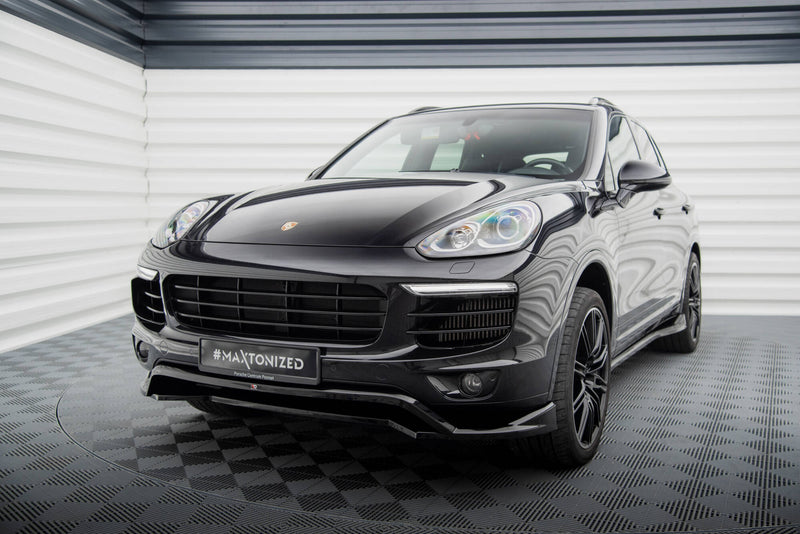 Maxton Design Front Diffusor Porsche Cayenne Mk2 Facelift