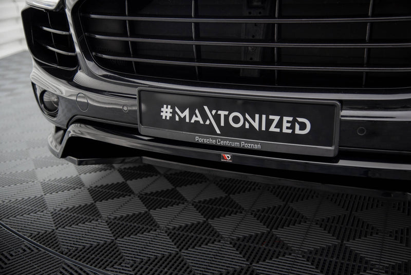 Maxton Design Front Diffusor Porsche Cayenne Mk2 Facelift