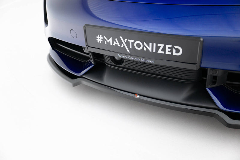 Maxton Design Front Diffusor Porsche Taycan Turbo S Mk1