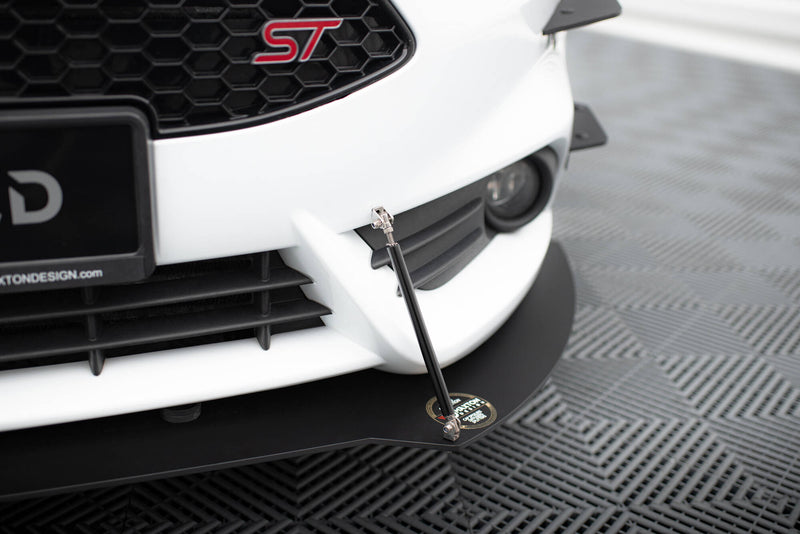 Maxton Design Front Sport Diffuser V.1 Ford Fiesta ST Mk7 FL