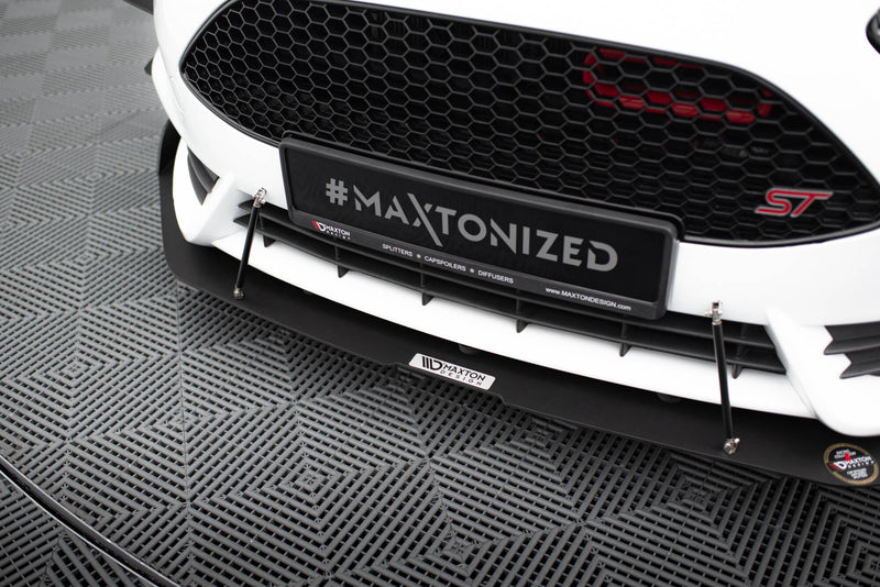 Maxton Design Front Sport Diffuser V.2 Ford Fiesta ST Mk7 FL