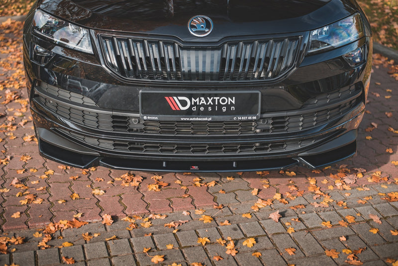 Maxton Design Front Diffuser Skoda Karoq Sportline