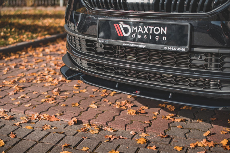 Maxton Design Front Diffuser Skoda Karoq Sportline