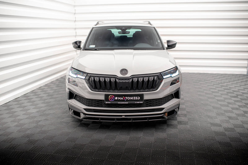 Maxton Design Front Diffusor Skoda Karoq Sportline Mk1 Facelift