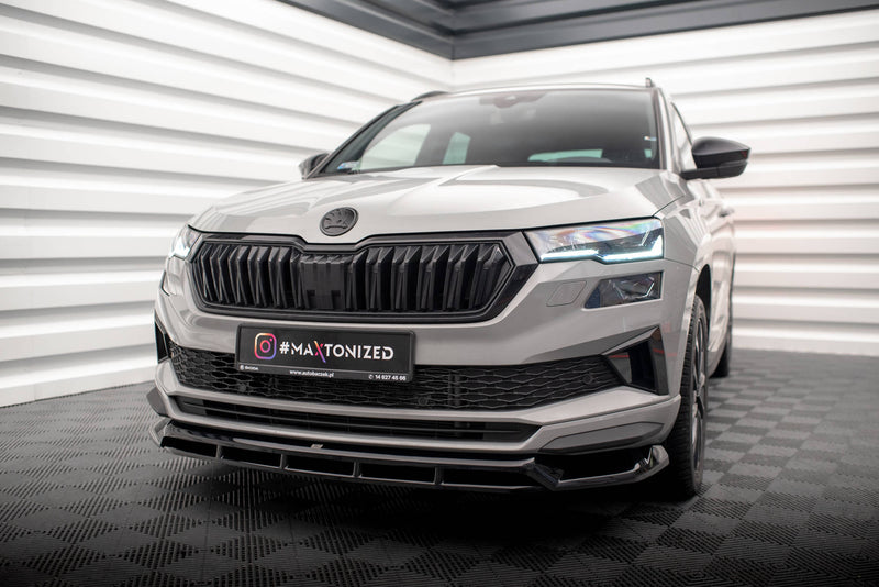 Maxton Design Front Diffusor Skoda Karoq Sportline Mk1 Facelift