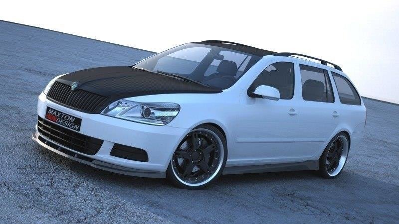 Maxton Design Front Diffuser Skoda Octavia Mk2 FL