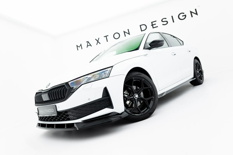 Maxton Design Front Diffusor Skoda Octavia Sportline Liftback / Combi Mk4 Facelift