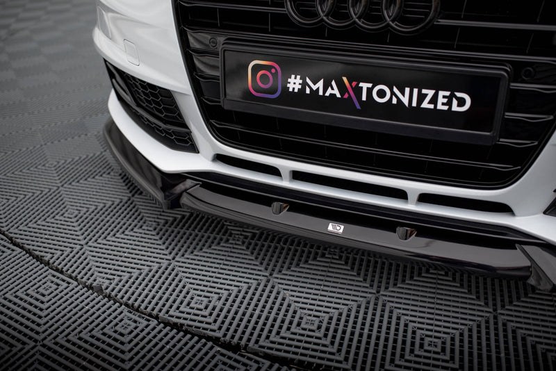 Maxton Design Front Diffuser V.1 Audi A4 Competition B8 Facelift