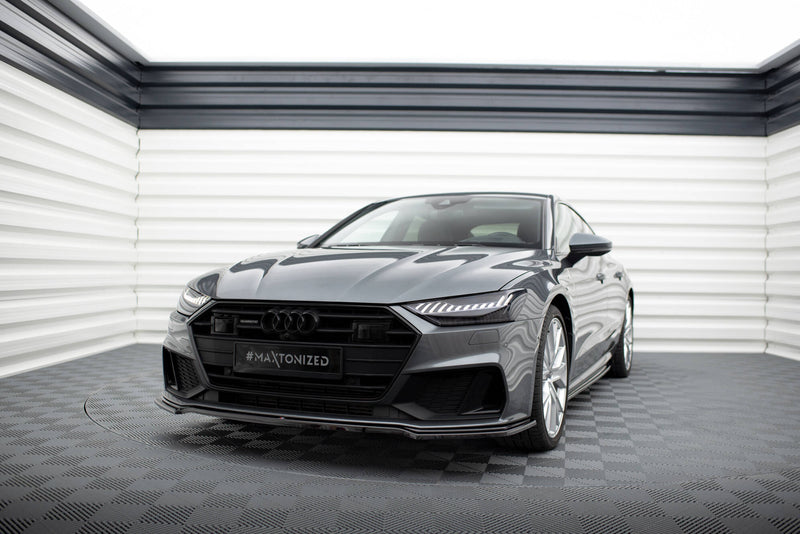 Maxton Design Front Diffuser V.1 Audi A7 S-Line C8 / S7 C8 / C8 Facelift / S7 Facelift