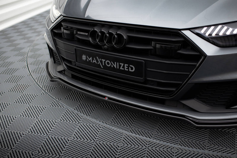 Maxton Design Front Diffuser V.1 Audi A7 S-Line C8 / S7 C8 / C8 Facelift / S7 Facelift