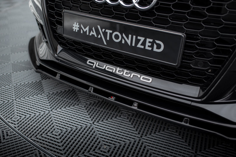 Maxton Design Splitter / Frontansatz V.1 Audi RS3 8V FL Sedan