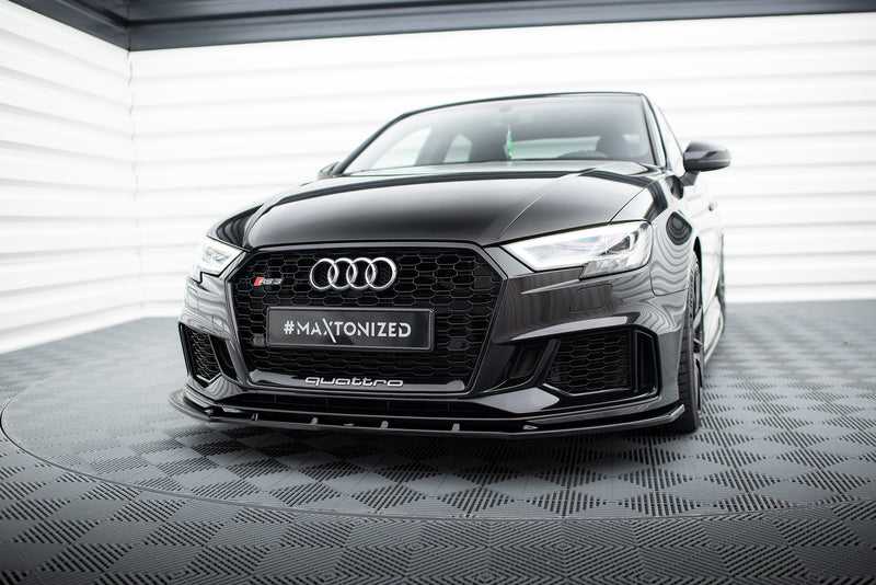 Maxton Design Splitter / Frontansatz V.1 Audi RS3 8V FL Sedan