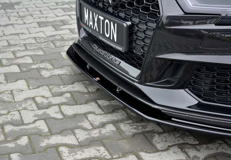 Maxton Design Splitter / Frontansatz V.1 Audi RS3 8V FL Sportback