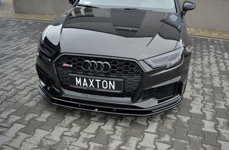 Maxton Design Splitter / Frontansatz V.1 Audi RS3 8V FL Sportback