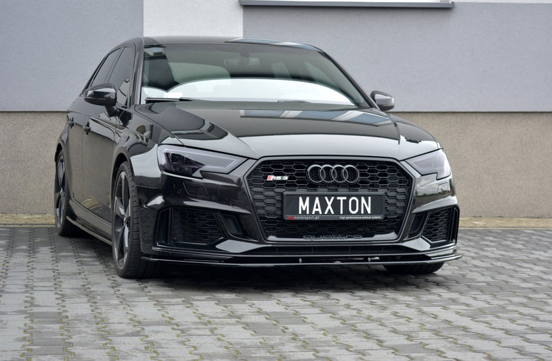 Maxton Design Splitter / Frontansatz V.1 Audi RS3 8V FL Sportback