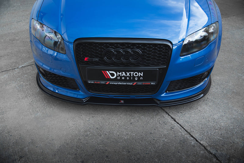 Maxton Design Front Diffuser V.1 Audi RS4 B7