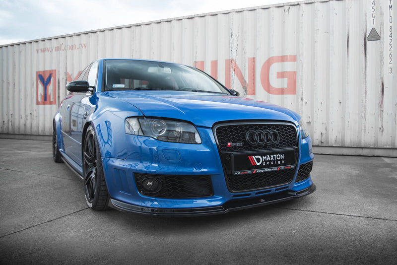 Maxton Design Front Diffuser V.1 Audi RS4 B7