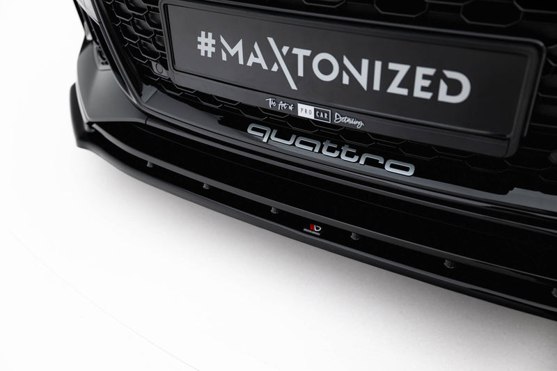 Maxton Design Front Diffuser V.1 Audi RS5 Coupe / Sportback F5