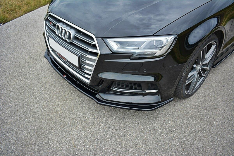 Maxton Design Front Diffusor  V.1 Audi S3 / A3 S-Line Hatchback / Sportback 8V Facelift