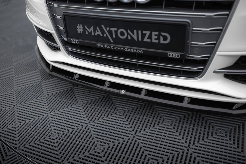 Maxton Design Front Diffuser V.1 Audi S3 / A3 S-Line Sportback / Hatchback 8V