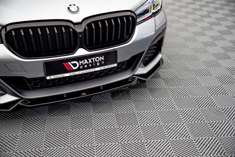 Maxton Design Front Diffuser V.1 BMW 5 Series M-Pack / M550i / M550d G30 Facelift