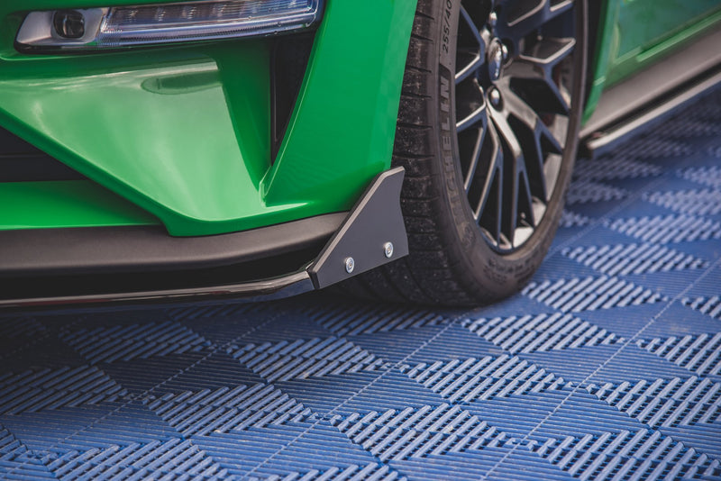 Maxton Design Front Diffusor V.1 + Flaps Ford Mustang GT Mk6 Facelift