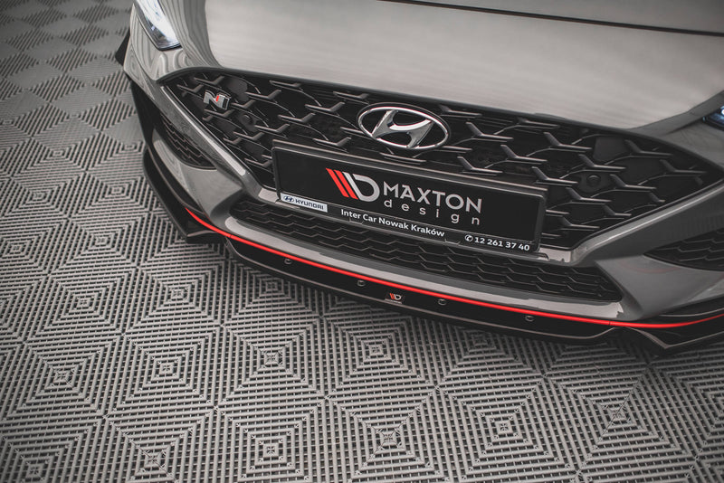 Maxton Design Front Diffusor V.1 + Flaps Hyundai I30 N / I30 N-Line Hatchback/Fastback Mk3 Facelift
