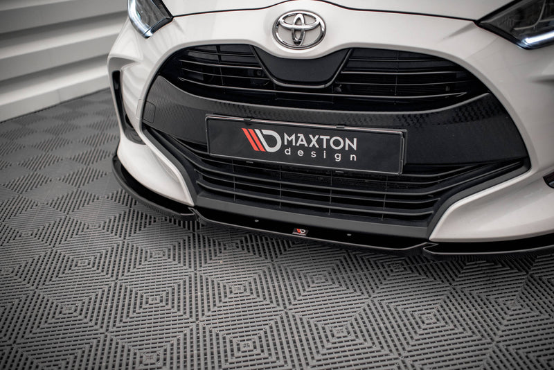 Maxton Design Front Diffusor V.1 + Flaps Toyota Yaris Mk4