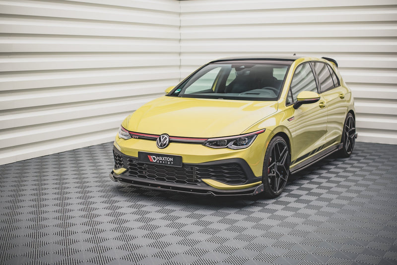 Maxton Design Front Diffusor V.1 + Flaps Volkswagen Golf GTI Clubsport Mk8
