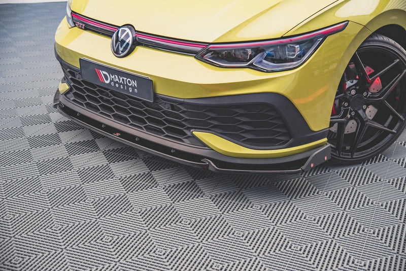 Maxton Design Front Diffusor V.1 + Flaps Volkswagen Golf GTI Clubsport Mk8