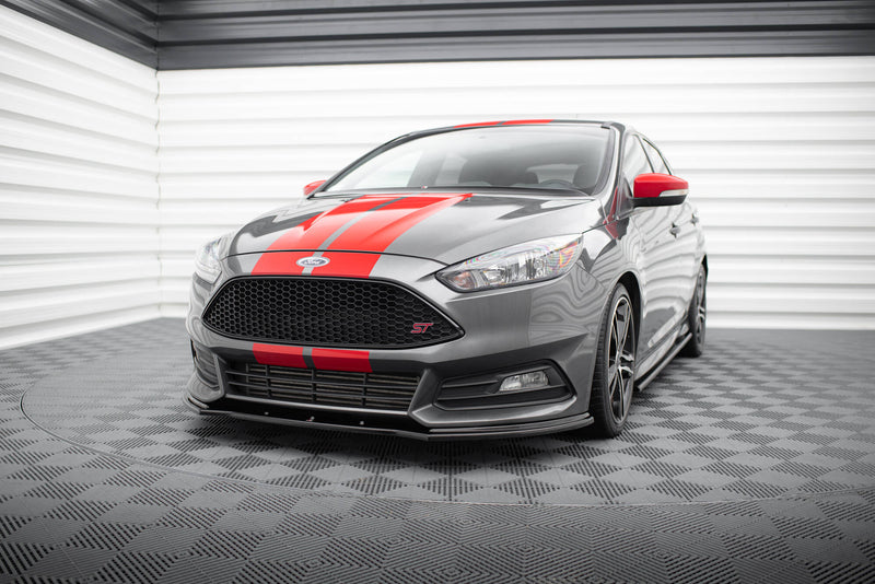 Maxton Design Front Diffuser V.1 Ford Focus ST Mk3 FL