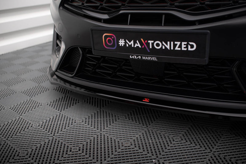Maxton Design Front Diffuser V.1 for Kia Proceed GT Mk3 Facelift / Ceed GT / GT-Line Mk1 Facelift