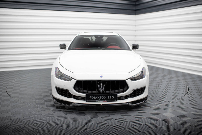 Maxton Design Front Diffusor V.1 Maserati Ghibli Mk3 Facelift