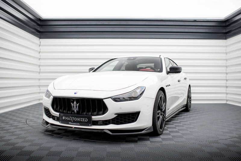 Maxton Design Front Diffusor V.1 Maserati Ghibli Mk3 Facelift