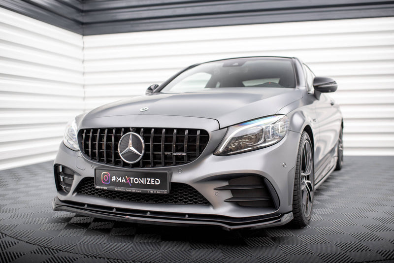 Maxton Design Front Diffusor V.1 Mercedes-AMG C43 Coupe / Cabrio / Sedan / Estate C205 / A205 / W205 / S205 Facelift