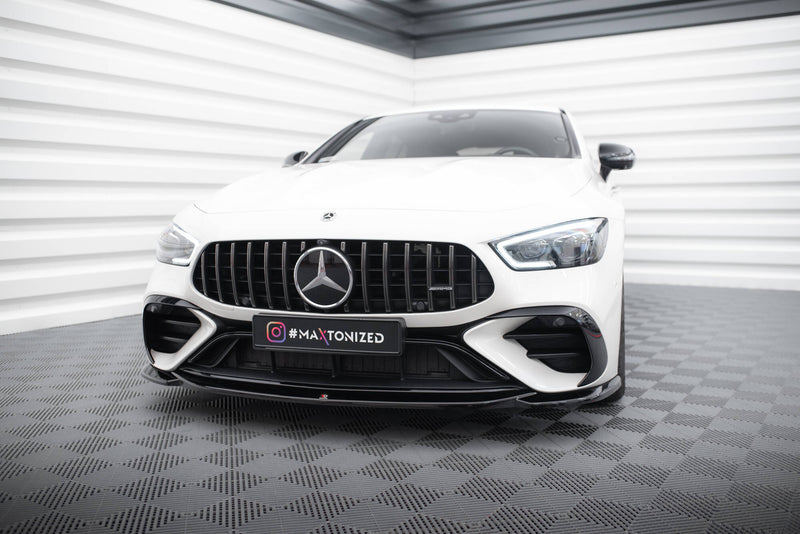 Maxton Design Front Diffuser V.1 Mercedes-AMG GT 43 4-Door Coupe V8 Styling Package