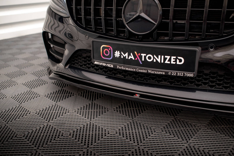 Maxton Design Front Diffuser V.1 Mercedes-Benz C AMG Line Sedan / Coupe / Estate W205 / C205 / S205 Facelift